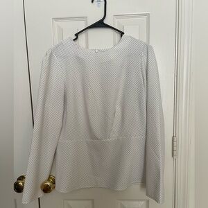 Banana Republic  white Long sleeve blouse